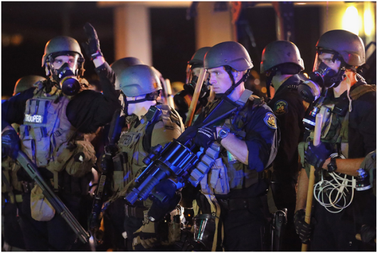 Ferguson Riot Police