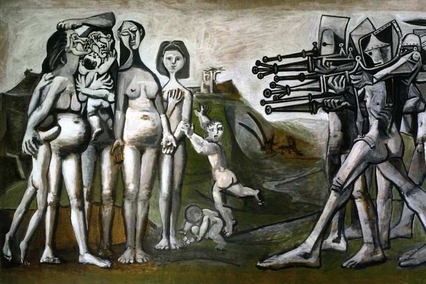 Pablo-Picasso-Massacre-In-Korea-1951
