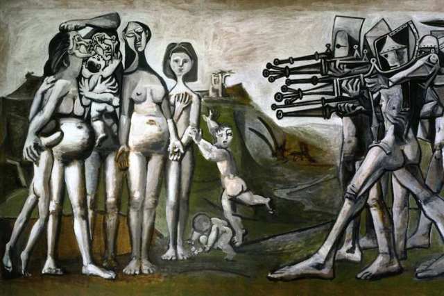 Pablo-Picasso-Massacre-In-Korea-1951
